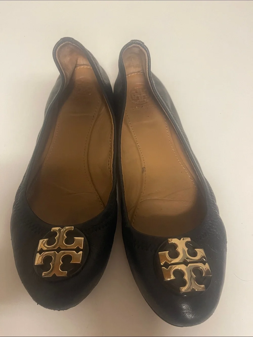 Tory Burch black flats 6 1/2
